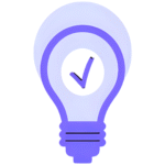 kopf silhouette mit glühbirne